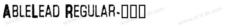 AbleLead Regular字体转换